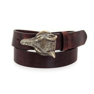Mackenzie & George Chocolate Brown Fox Belt Size 1